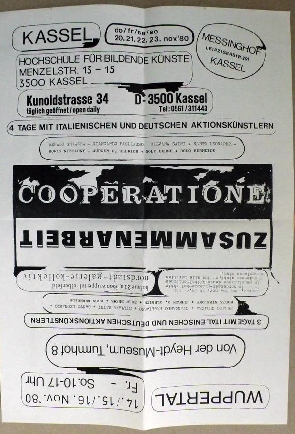 afbrudt harpun katalog 1980-10-27 Printed matter from Olbrich - Lomholt Mail Art Archive