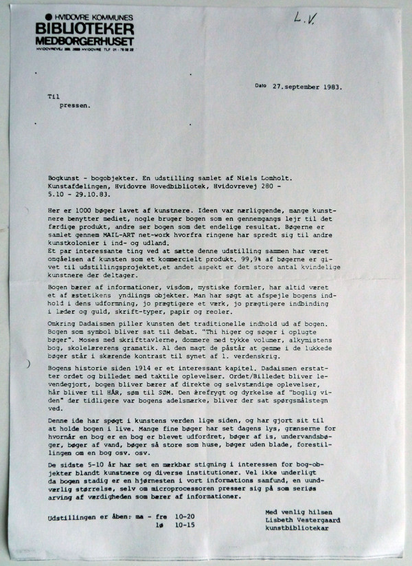 M 1983 10 00 press release lomholt book art exhibition 001